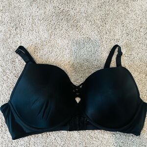 44DDD TORRID CURVE Womens Black Lined Underwire Back Closure Demi Bra